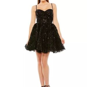 Mac Duggal black mini 4943490